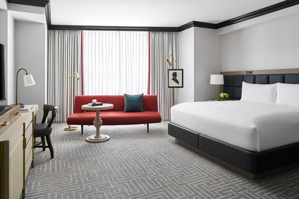 Interior of the Premier King Guest Room at The Ritz-Carlton, Washington D.C.