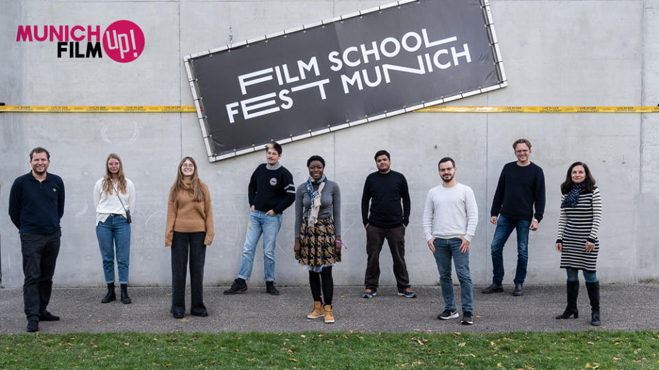 Munich Film Up! participants with Matthieu Darras, Elena Diesbach and Christoph Gröner - Credit: Courtesy of Ronny Heine