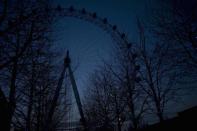 A view of the London Eye in London March 6, 2012.