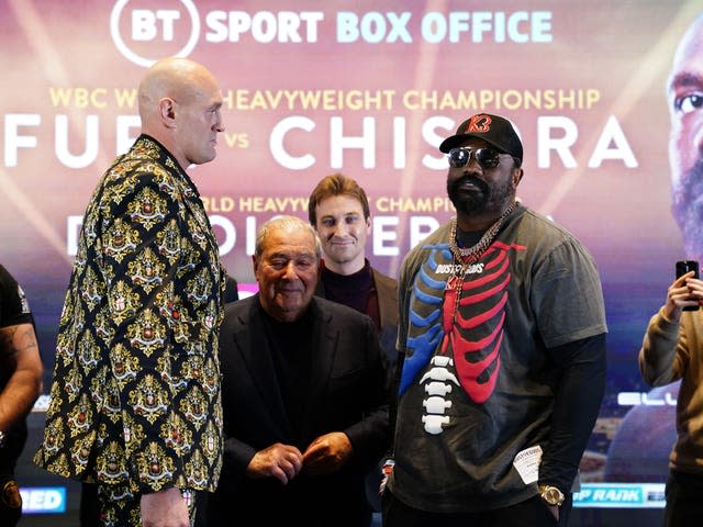 Tyson Fury and Derek Chisora