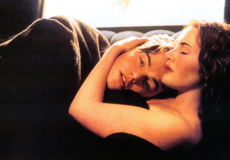 Winslet flashed DiCaprio on one of their very first days of filming.