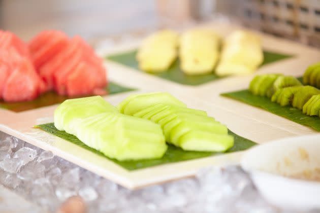 Pre-sliced melon can carry contamination risks.