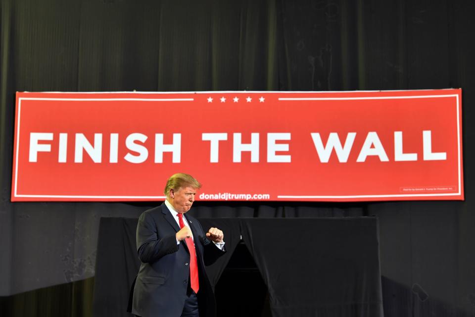 President Trump at a rally in El Paso, Texas, on Feb. 11, 2019. (Photo: Nicholas Kamm/AFP)