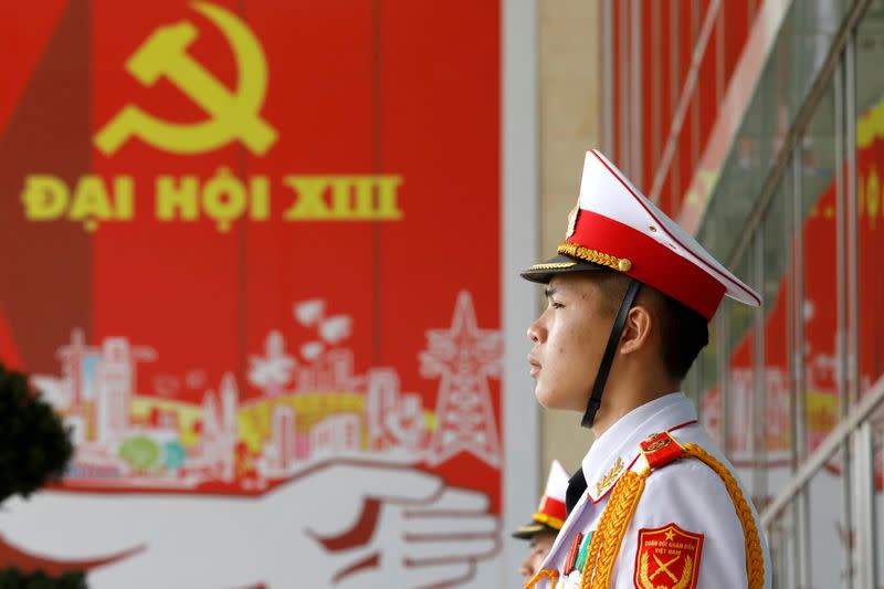 FILE PHOTO: The 13th national congress of the Communist Party of Vietnam, in Hanoi