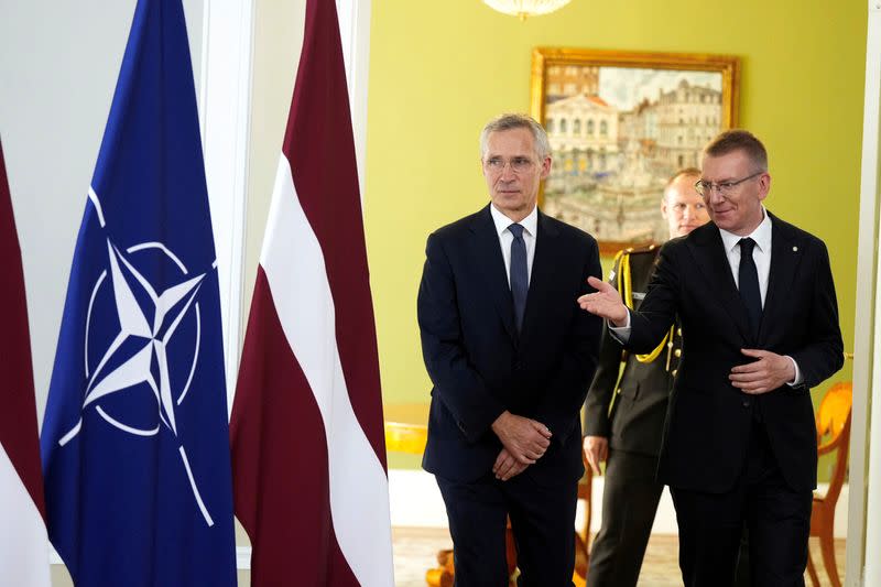 NATO Secretary General Jens Stoltenberg in Riga