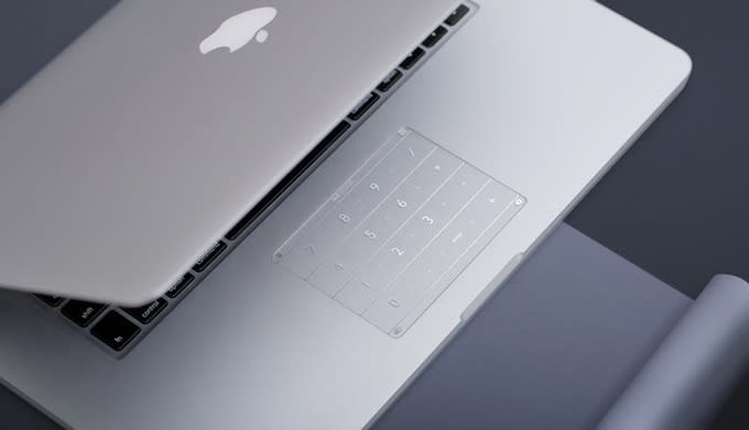 觸控板玻璃貼！讓你的Macbook多組數字鍵