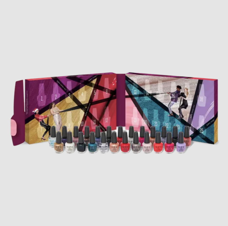 <p><a href="https://go.redirectingat.com?id=74968X1596630&url=https%3A%2F%2Fus.lookfantastic.com%2Fopi-nail-polish-terribly-nice-collection-nail-lacquer-mini-25-piece-advent-calendar%2F14867165.html&sref=https%3A%2F%2Fwww.harpersbazaar.com%2Fbeauty%2Fskin-care%2Fg41792505%2Fbest-beauty-advent-calendars-for-holiday%2F" rel="nofollow noopener" target="_blank" data-ylk="slk:Shop Now;elm:context_link;itc:0;sec:content-canvas" class="link ">Shop Now</a></p><p>Holiday '23 Nail Lacquer Mini Advent Calendar</p><p>$96.50</p><span class="copyright">Lookfantastic</span>