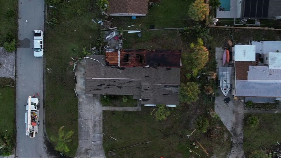 Some Brevard County residents are cleaning up storm damage after a possible tornado came through their neighborhood Wednesday evening.