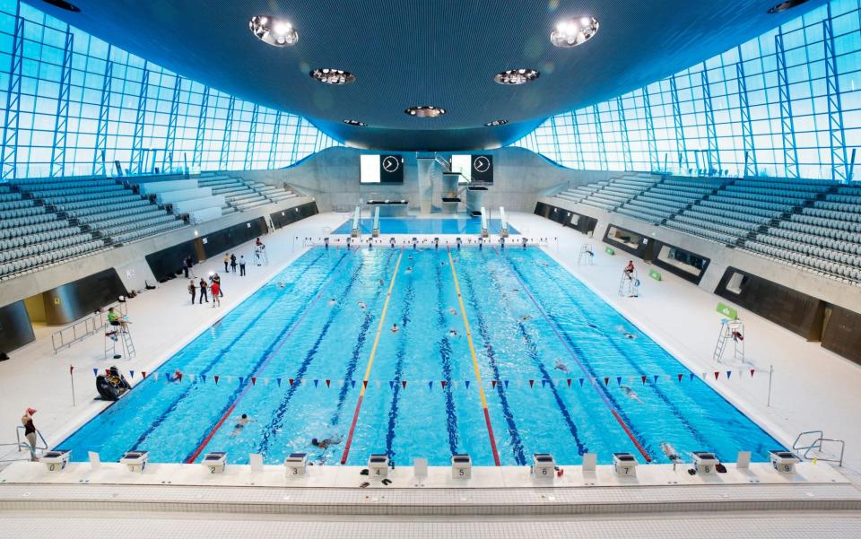 A general view of London Aquatics Centre - GETTY IMAGES