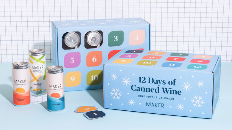 12 Days of Wine advent calendar