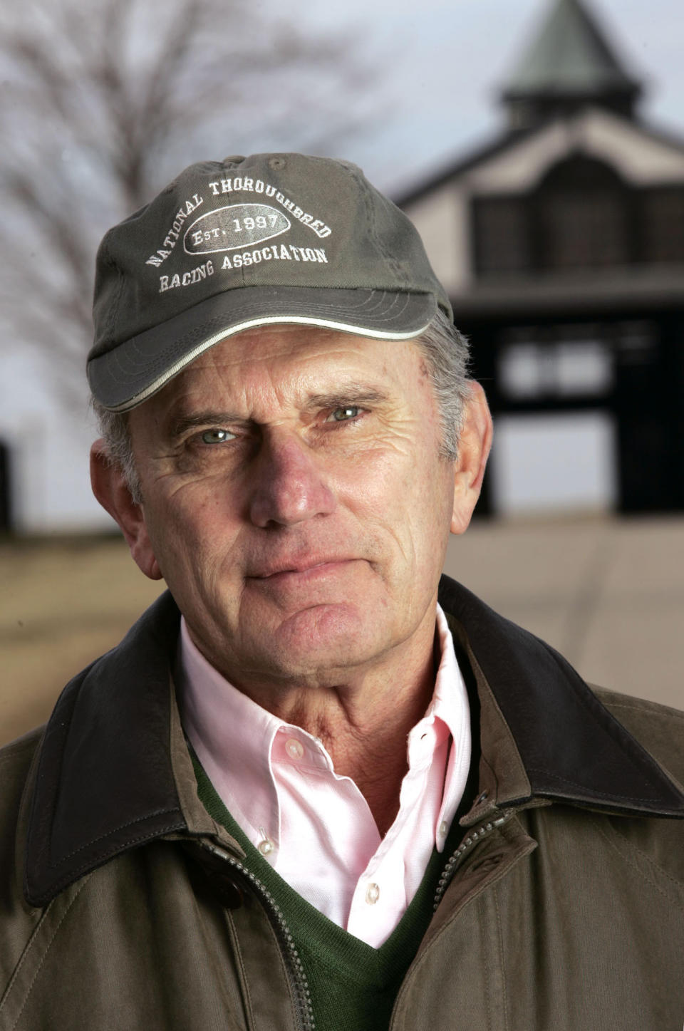 FILE - Brereton Jones, former Kentucky governor, is photographed at his horse farm, Feb. 1, 2006, in Lexington, Ky. The former Kentucky governor, a Republican turned Democrat who became a prominent horse breeder and then plunged into Kentucky politics, presiding over efforts to improve health care and strengthen ethics laws during his term as governor, has died, Gov. Andy Beshear said Monday, Sept. 18, 2023. (AP Photo/Brian Tietz, File)