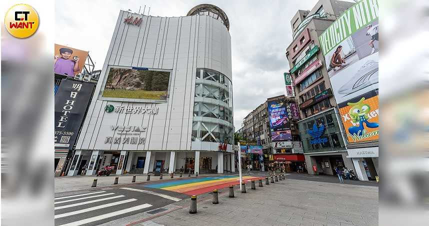 昔日熱鬧的西門町商圈，如今相當冷清。（圖／焦正德攝）