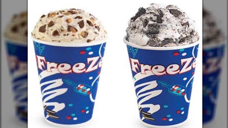 Tastee Freez treats in cups