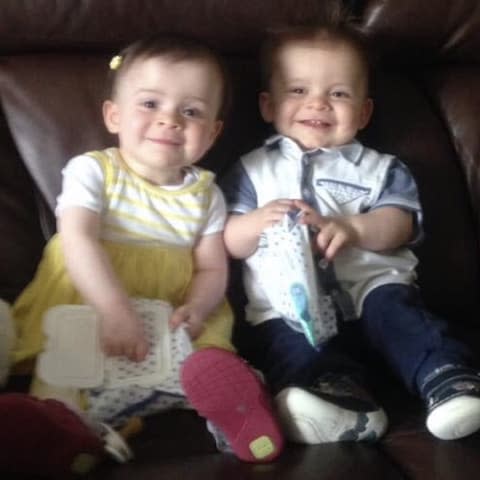 twins Evie and Oliver - Credit: handout&nbsp;