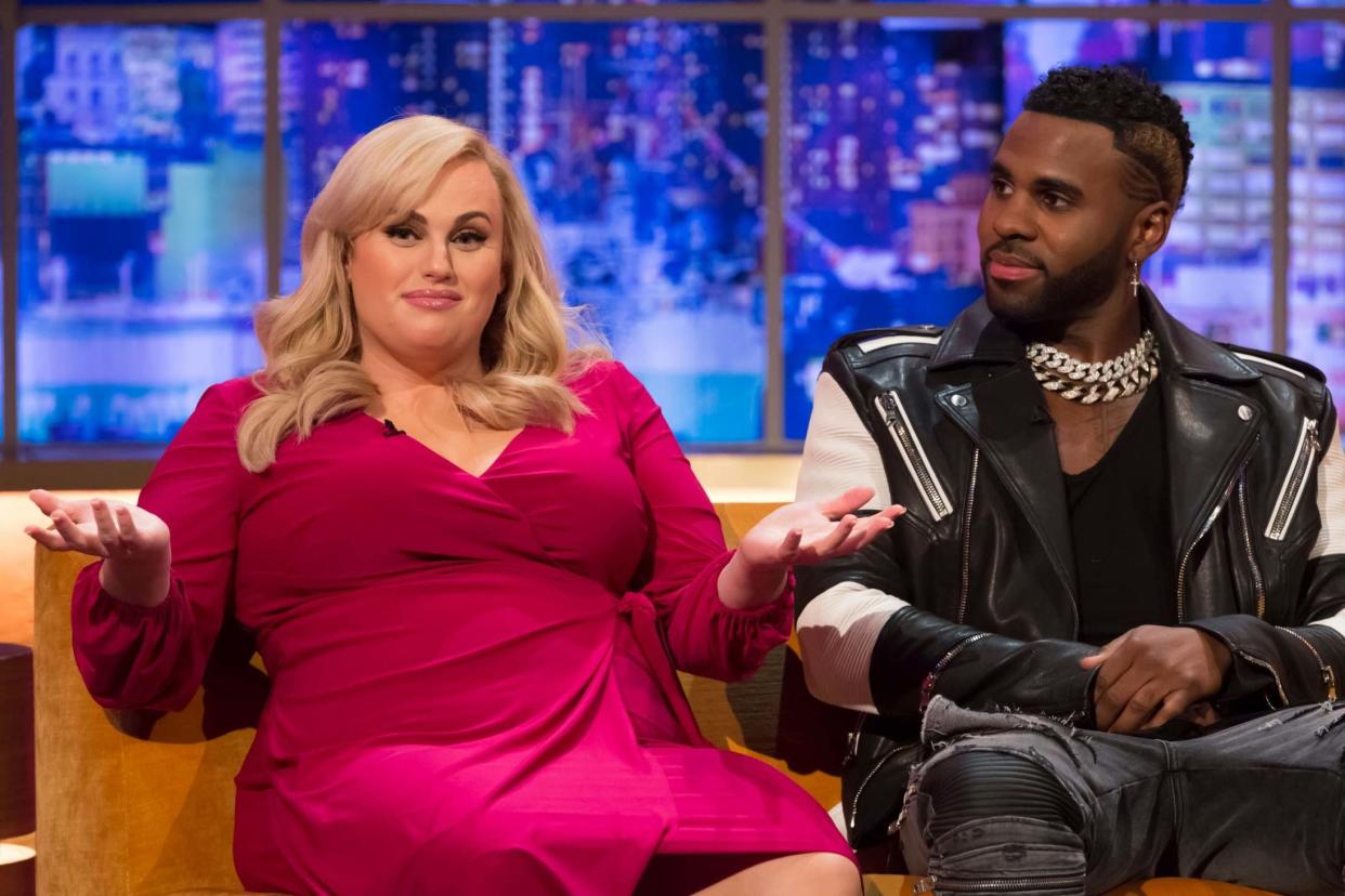 Rebel Wilson and Jason Derulo on The Jonathan Ross Show: Rex Features