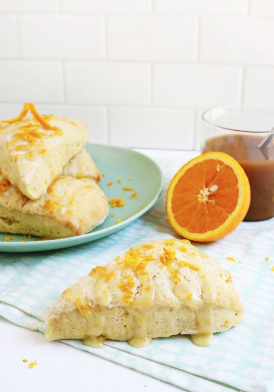 <p>A Beautiful Mess</p><p>These orange zest scones are delicious and perfect for breakfast or tea.</p><p><strong>Get the recipe: <a href="https://abeautifulmess.com/orange-zest-scones/" rel="nofollow noopener" target="_blank" data-ylk="slk:Orange Zest Scones;elm:context_link;itc:0;sec:content-canvas" class="link rapid-noclick-resp"><em>Orange Zest Scones</em></a></strong></p>