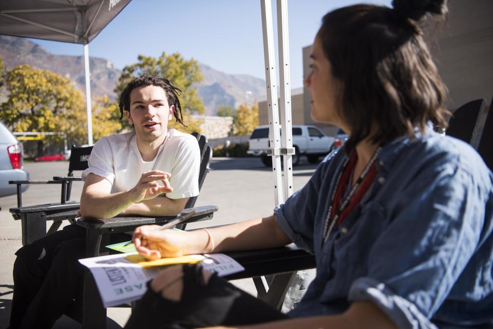 Abram Charriet talks to HuffPost staffer Hayley Miller.