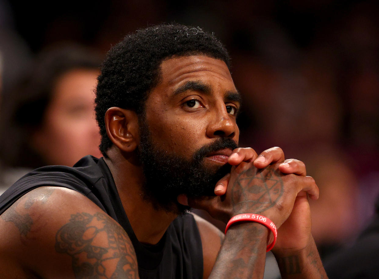 Brooklyn Nets point guard Kyrie Irving has been suspended for at least five games and 