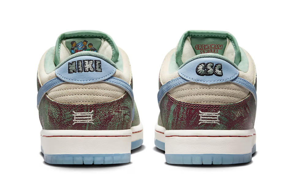 crenshaw skate club nike sb dunk low sneakers footwear release information 