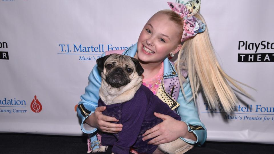 JoJo Siwa and Doug the Pug