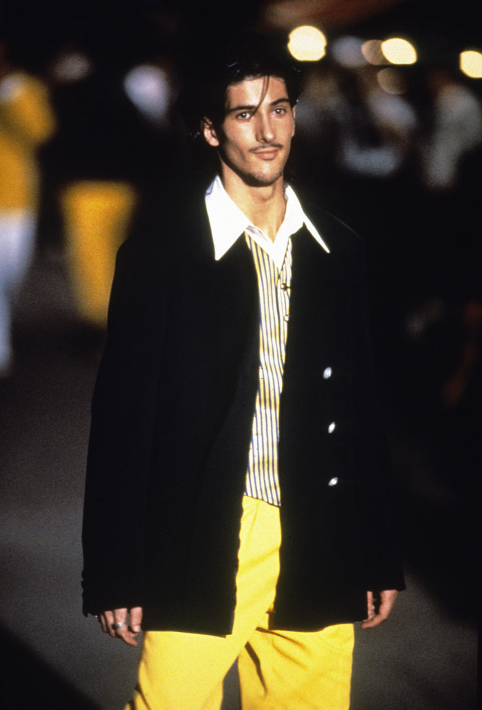 Pitti Uomo Archives: Dries Van Noten, 1995. - Credit: Courtesy of Pitti Immagine