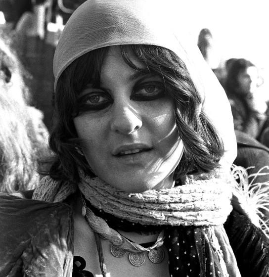 LIVERMORE, CA - DECEMBER 6: Miss Mercy (Mercy Fontentot) of The GTO's at The Altamont Speedway on December 6, 1969 in Livermore, California. (Photo by Robert Altman/Michael Ochs Archives/Getty Images)