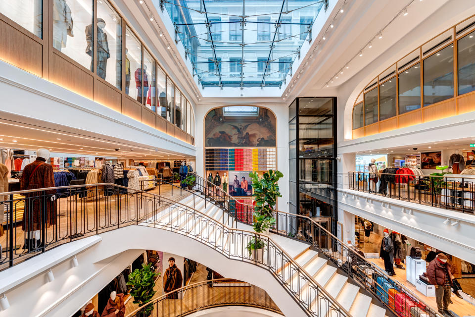 Inside the new Uniqlo Paris flagship.