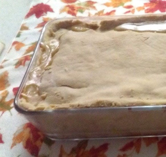 A chicken pot pie is perfect for cold winter nights.