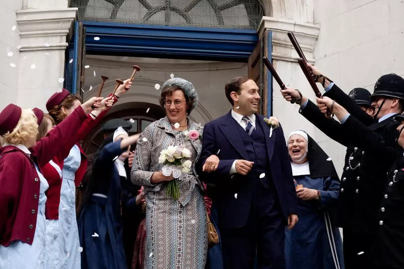 Miranda Hart wedding call the midwife