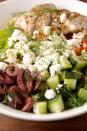 <p>If you've always loved <a href="https://www.delish.com/cooking/recipe-ideas/recipes/a54226/best-greek-salad-recipe/" rel="nofollow noopener" target="_blank" data-ylk="slk:Greek salad;elm:context_link;itc:0;sec:content-canvas" class="link ">Greek salad</a>, but wished you could eat it for a full meal, these bowls are for you! Simply add brown rice, chicken, and whatever else your heart desires to bulk them up, then enjoy!</p><p>Get the <strong><a href="https://www.delish.com/cooking/recipe-ideas/recipes/a53039/greek-power-bowls-recipe/" rel="nofollow noopener" target="_blank" data-ylk="slk:Greek Power Bowls recipe;elm:context_link;itc:0;sec:content-canvas" class="link ">Greek Power Bowls recipe</a></strong>.</p>