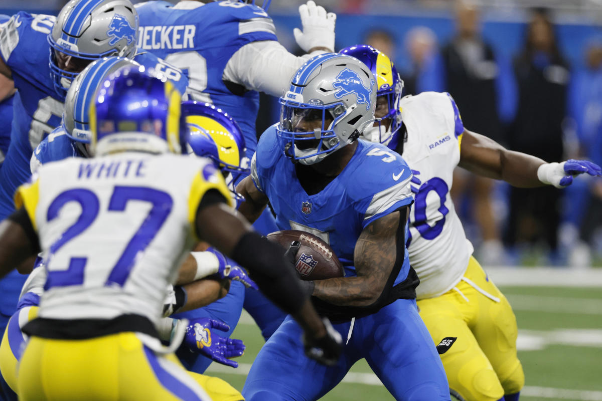 Montgomery’s 1-yard touchdown run in OT lifts Lions to 26-20 win over Rams