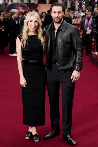 <p>Ian West/PA Images via Getty</p> Sam Taylor-Johnson and Aaron Taylor-Johnson on April 8, 2024