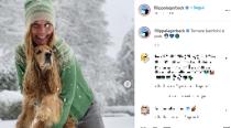 La maxi nevicata a Milano conquista i vip. Valanga di storie, video e post sui profili Instagram delle celebrità.