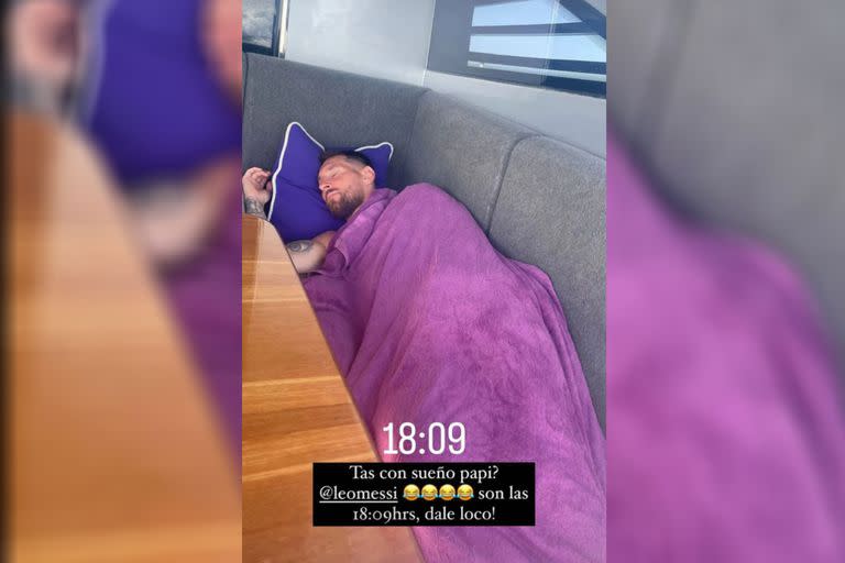 La foto de Lionel Messi que subió Luis Suárez a su historia de Instagram