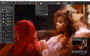 Painter 2022’s industry-leading Natural Media brushes and powerful cloning tools make it easy to create incredible hand-painted works of art from photographs.