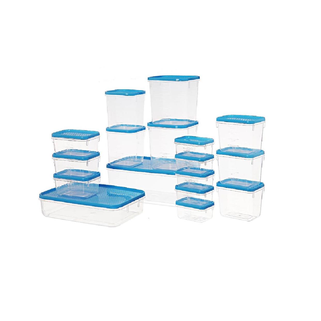 17-piece plastic container set from bunnings warehouse 