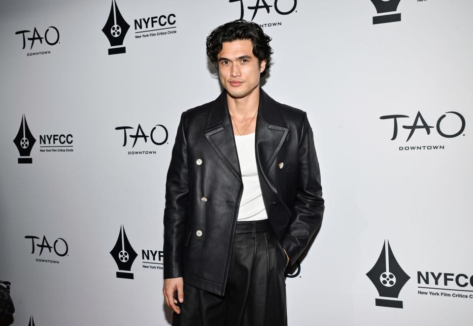 "May December" star Charles Melton was honored with best supporting actor at TAO Downtown in New York.