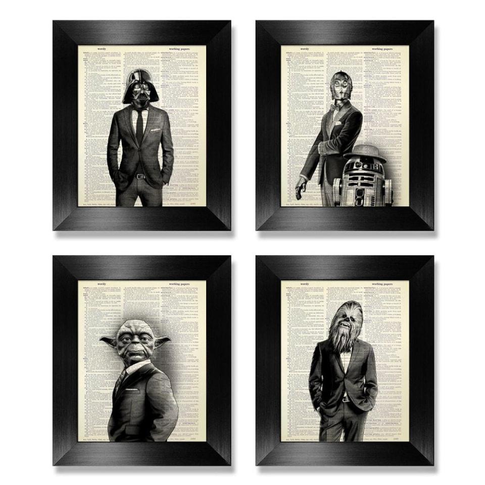 Star Wars Poster, Set of 4