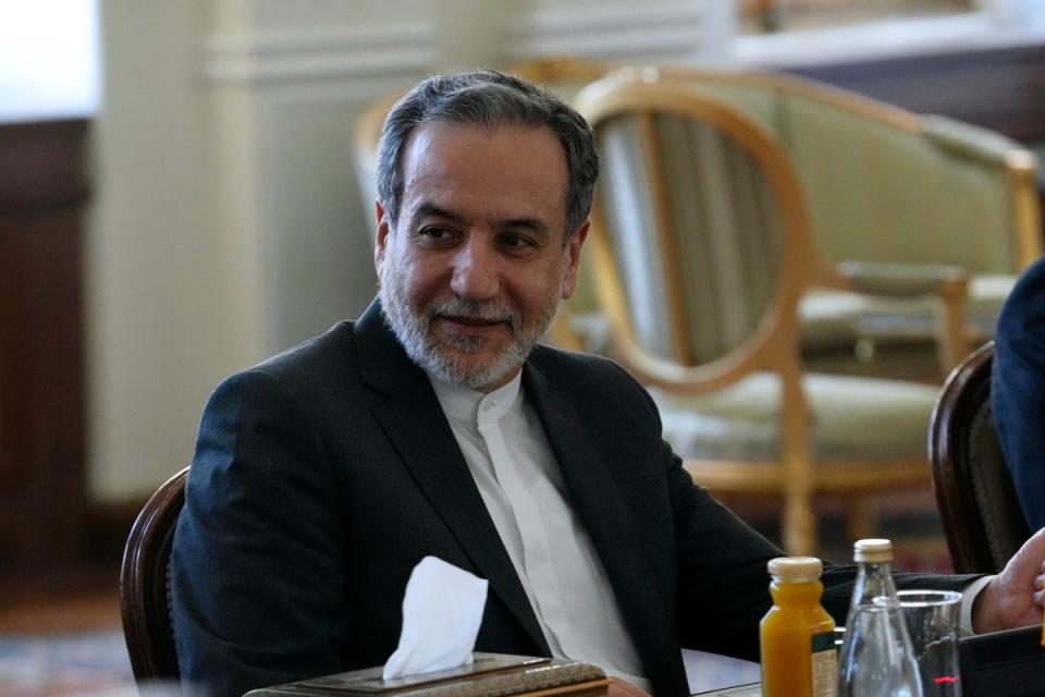 Iranian Foreign Minister Abbas Araghchi reportedly blamed the attack on Israel (AP)