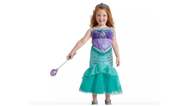 A Little Mermaid costume that looks great on land and under the sea.