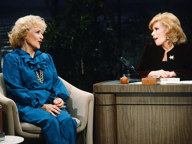 Betty White and Joan Rivers