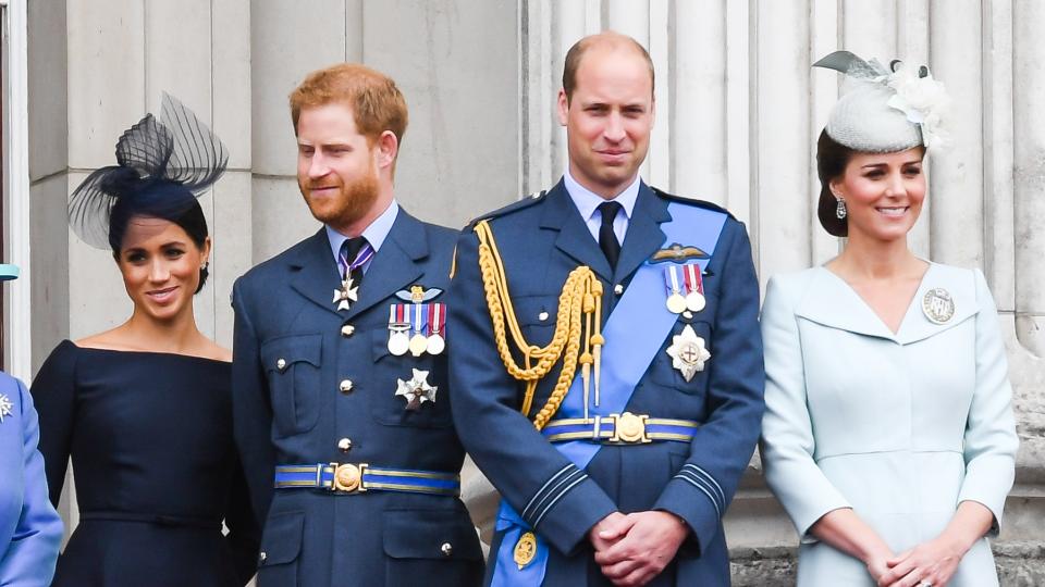 Meghan Markle, Prince Harry, Prince William and Kate Middleton