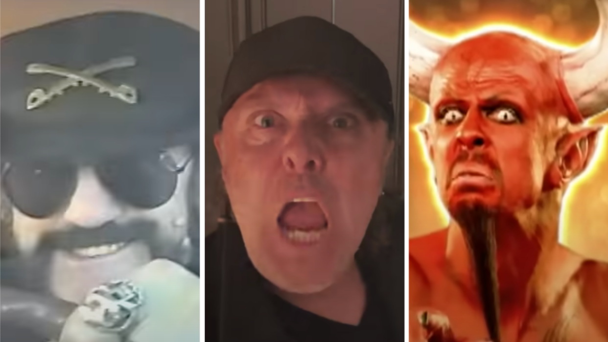  Lemmy Kilmister, Lars Ulrich and Dave Grohl appearing in music videos. 