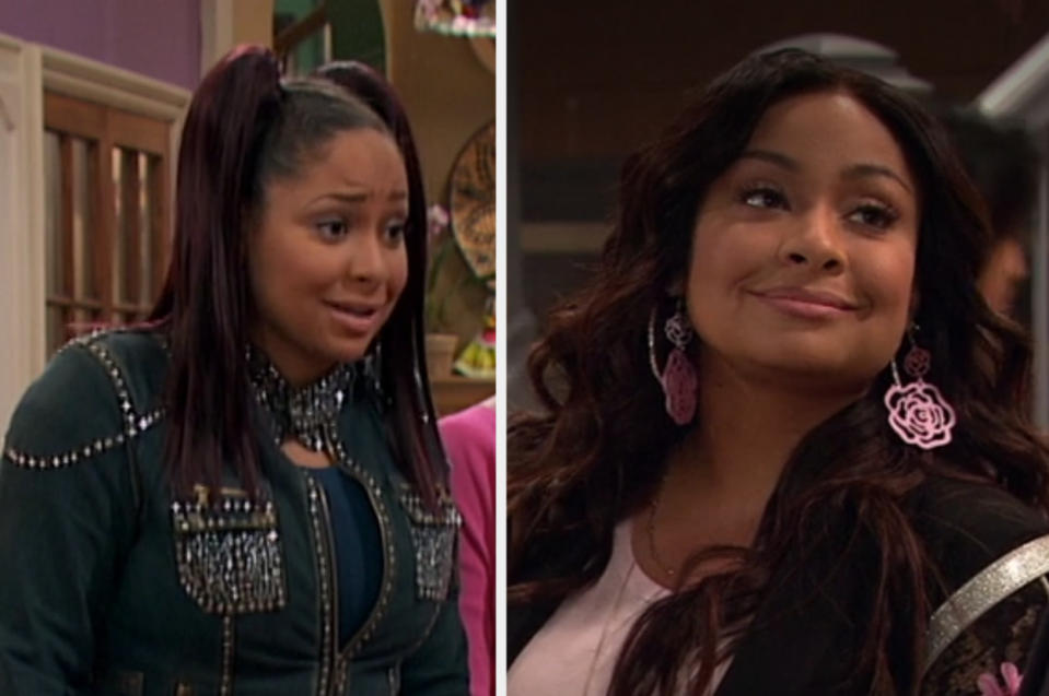 Raven talks to the Boyz 'N Motion in "That's So Raven," and in "Raven's Home," Raven volunteers to help out at her kids' school