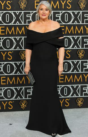 <p>Neilson Barnard/Getty </p> Lorraine Bracco attends the 75th Primetime Emmy Awards at Peacock Theater on January 15, 2024 in Los Angeles, California.