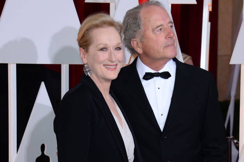 Meryl Streep and Don Gummer arrive at the 87th Academy Awards at the Hollywood & Highland Center in Los Angeles in 2015. File Photo by Jim Ruymen/UPI