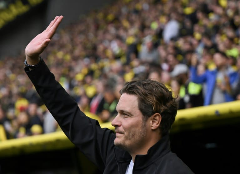 Edin Terzic has left <a class="link " href="https://sports.yahoo.com/soccer/teams/dortmund/" data-i13n="sec:content-canvas;subsec:anchor_text;elm:context_link" data-ylk="slk:Dortmund;sec:content-canvas;subsec:anchor_text;elm:context_link;itc:0">Dortmund</a> after taking them to the Champions League final (INA FASSBENDER)