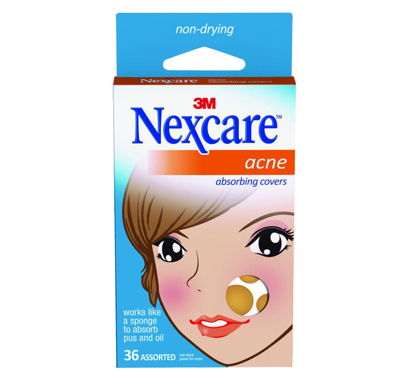 <p>Maybe it's more that you can't keep your hands off that pimple. And for those that need some reinforcements to stop them from picking, you can go wrong with these oil-absorbing acne stickers. </p> <p>$8 | <a rel="nofollow noopener" href="https://www.amazon.com/Nexcare-Absorbing-Cover-Sizes-Count/dp/B00BRGUNV2/ref=sr_1_1_a_it?ie=UTF8&qid=1482258158&sr=8-1&keywords=Nexcare+Acne+Absorbing+Cover%2C+Two+Sizes%2C+36+Count" target="_blank" data-ylk="slk:SHOP IT;elm:context_link;itc:0;sec:content-canvas" class="link ">SHOP IT</a></p>