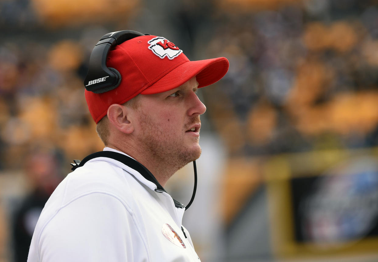 Kansas City police are asking for patience as they work to determine whether or not former Chiefs assistant Britt Reid should be charged for the car crash that put 5-year-old Ariel Young in a coma. (Photo by George Gojkovich/Getty Images)