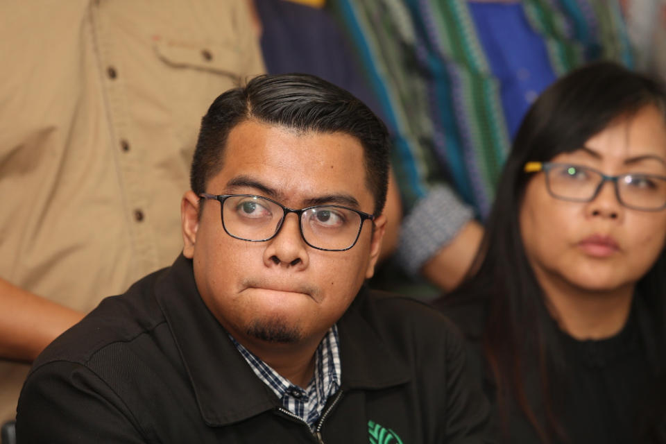 Malaysian Islamic Youth Movement (Abim) vice-president Zairudin Hashim at the Bersih 2.0 and 34 NGOs press conference February 24, 2020. — Picture by Choo Choy May